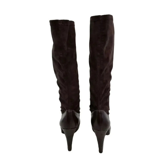 - Giani Bini Women's Brown knee high Suede leg  Boots Size 8.5 Pointed Toe - Picture 5 of 14